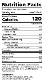 Perfect Watermelon Ingredients Nutrition Facts
