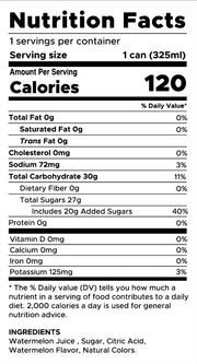 Perfect Watermelon Ingredients Nutrition Facts